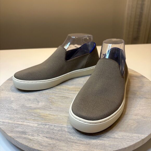 NEW Rothy's Women's The‎ Original Tan Comfort Slip-On Sneaker Shoes US Size 7.5 - Picture 2 of 12